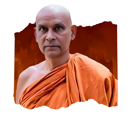 A photo of Venerable Udairiyagama Dhammajeewa Thero, a Sri Lankan Buddhist monk and meditation teacher.